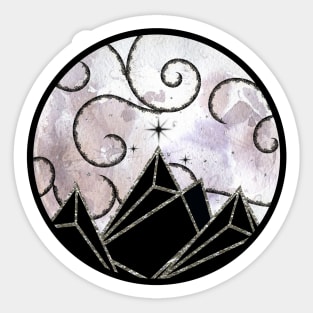 Night Court- Between Moon and Stars Sticker